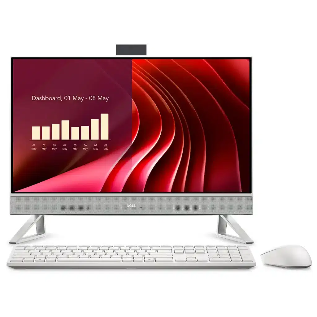 DELL AIO 24 EC242501020UBU, i5-1334U, 23,8" FHD Ekran, 16Gb DDR5 Ram, 512Gb SSD, Wi-Fi, Type-C, Paylaşımlı Ekran Kartı, Free Dos, All In One PC