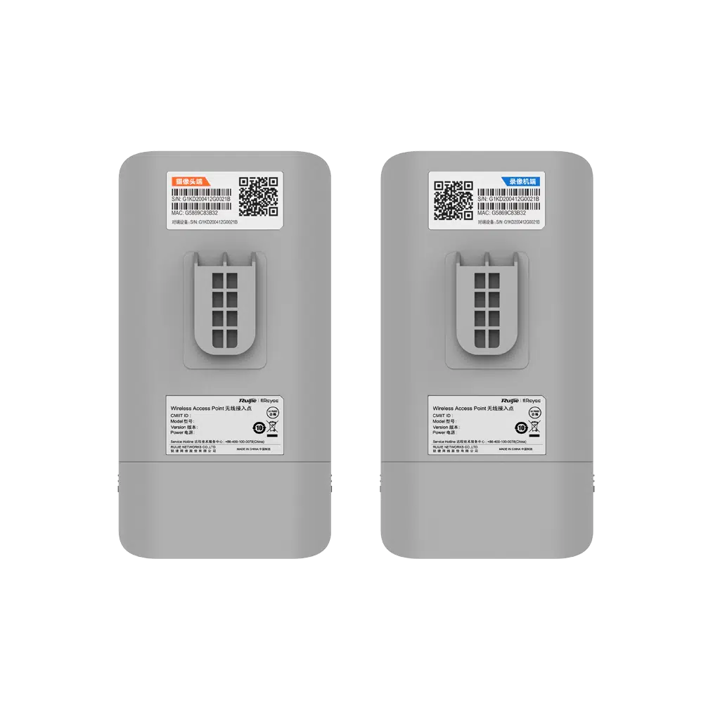 RUIJIE Reyee RG-EST310-V2, 1Port, 867Mbps, 5Ghz, Pasif PoE, Dış Ortam, Noktadan Noktaya PTP-PTMP, Acces Point, Kutu İçeriği 2 Adet, (1km)